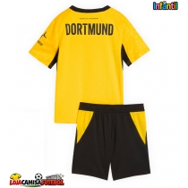 Camisa de Futebol Borussia Dortmund Equipamento Principal Infantil 2026-27 Manga Curta (+ Calças curtas)